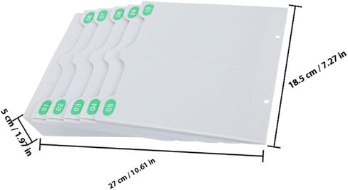 Wall-Mounted Card Holder Rack Expandable Attendance Card Organizer Minimalist Design for Office Employee Records Storage in Saudi Arabia