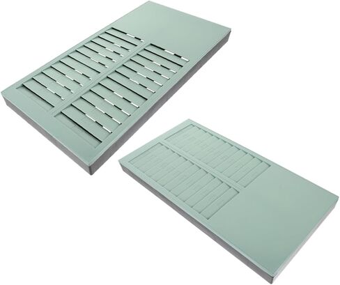 2 Pcs Attendance Card Rack Wall Mounted Vertical Card Holder Space Saving Office Organizer for Business Use 2pcs in Saudi Arabia