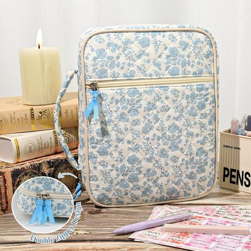 حافظة غطاء الكتاب المقدس للنساء من Aileam: مجموعة لوازم دراسة الكتاب المقدس مع أقلام تحديد الكتاب المقدس، هدايا مسيحية للنساء - قوس وردي، قطن، صلب in Kuwait