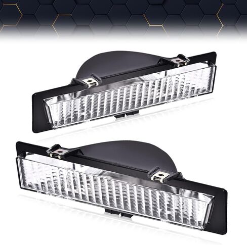 PIT66 Parking Lamps Compatible with Chevy Monte Carlo SS 1983-1988/Compatible with Chevy Monte Carlo 1981-1986 (does not fit LS 1986-1988) 919025, 919026 White in Saudi Arabia