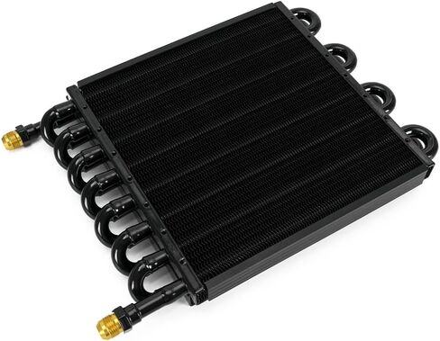 Universal 1/2" Transmission Cooler Aluminium alloy 16 Pass Tube & Fin Black in Kuwait