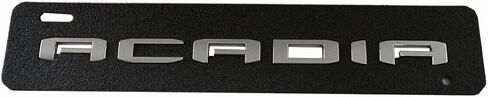1x يناسب Acadia الباب الأمامي أو الخلفي Liftgate Fender ملصق 3D شارة اسم شعار شعار بديل لـ 2019-2021 GMC Acadia Terrain Letter (أسود) in Kuwait