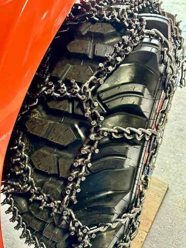 TireChain.com 17.5-24 European Diamond Studded Tractor set of 2 in Saudi Arabia