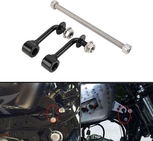 Motorcycle Gas Tank Lift Riser Kit, Fit for Nightsters, Irons, 48, 72 1995-UP Models, Cold Rolled Steel for Enhanced Airflow & Engine Cooling in Saudi Arabia