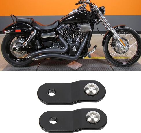 Motorcycle Gas Tank Lift Riser Kit, 28mm 1.1 Inch Steel Tank Lift Mounts, Fit for XL Models – Easy Install Accessory for Stretched Frame Appearance (E(76mm)) in Saudi Arabia