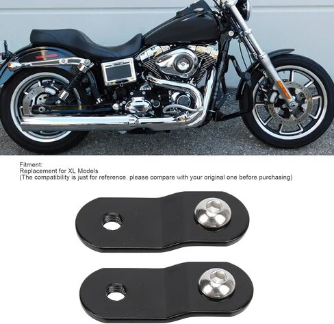 Motorcycle Gas Tank Lift Riser Kit, 28mm 1.1 Inch Steel Tank Lift Mounts, Fit for XL Models – Easy Install Accessory for Stretched Frame Appearance (E(76mm)) in Saudi Arabia