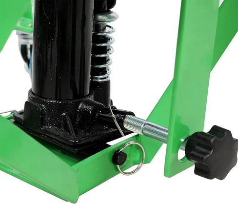 رافعة هيدروليكية مقصية للدراجات النارية، طاولة رفع تعمل بالقدم بسعة 350 رطلًا مع سطح مطاطي عريض، وخطافات J و4 عجلات، وحامل دراجة نارية ودراجة ترابية للصيانة، وATV والدراجات الصغيرة - أخضر in Kuwait