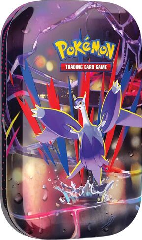 Pokémon TCG: علبة Mega Heroes Mini Tin – Mega Latias (ملصق واحد، وبطاقة فنية واحدة، و2 حزم معززة) in Kuwait