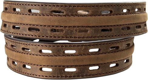 ARIAT Men's Double Hole Roller Buckle Work Leather Belt in Saudi Arabia