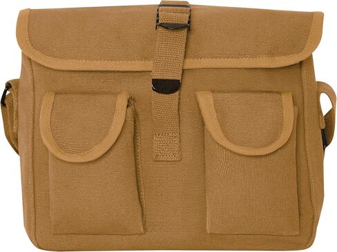 Rothco Canvas Ammo Crossbody Shoulder Bag, Coyote Brown in Kuwait