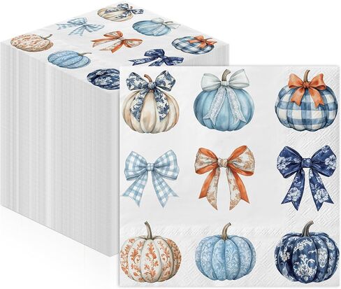 100 قطعة من المناديل الورقية لعيد الميلاد وأجراس عيد الميلاد ومناديل الغداء للاستعمال مرة واحدة لأدوات مائدة عيد الميلاد ومناديل عيد الميلاد ومنديل ديكور للعطلات لمستلزمات حفلات العطلات (5 × 5 بوصة) in Kuwait