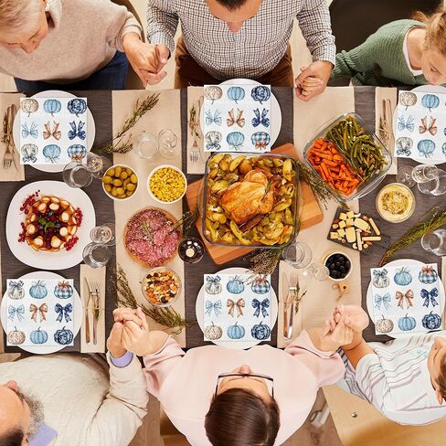 100 قطعة من المناديل الورقية لعيد الميلاد وأجراس عيد الميلاد ومناديل الغداء للاستعمال مرة واحدة لأدوات مائدة عيد الميلاد ومناديل عيد الميلاد ومنديل ديكور للعطلات لمستلزمات حفلات العطلات (5 × 5 بوصة) in Kuwait