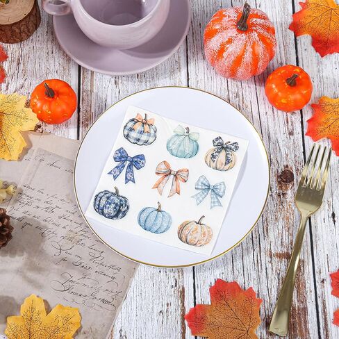 100 قطعة من المناديل الورقية لعيد الميلاد وأجراس عيد الميلاد ومناديل الغداء للاستعمال مرة واحدة لأدوات مائدة عيد الميلاد ومناديل عيد الميلاد ومنديل ديكور للعطلات لمستلزمات حفلات العطلات (5 × 5 بوصة) in Kuwait