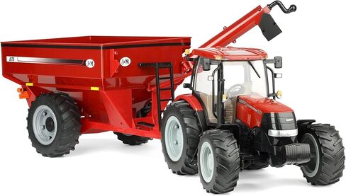 ERTL Big Farm 1/16 Case IH Puma 215 Tractor with J&M Grain Cart Wagon 44459 in Saudi Arabia