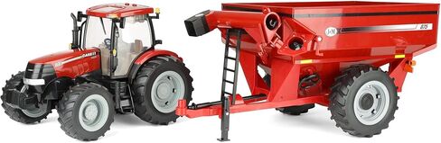ERTL Big Farm 1/16 Case IH Puma 215 Tractor with J&M Grain Cart Wagon 44459 in Saudi Arabia