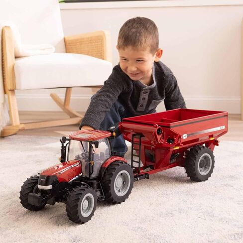 ERTL Big Farm 1/16 Case IH Puma 215 Tractor with J&M Grain Cart Wagon 44459 in Saudi Arabia