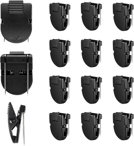 15 PCS Cubicle Clips Black Plastic Cubicle Accessories Hooks for Fabric Walls Panels Wall Clips for Hanging Office Notes Photos Frame Memos Accessories Decor in Kuwait