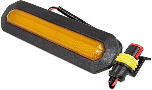 IAG I-Line 3PC Amber Grill LED Light Kit w/Plug & Play Harness for Ford Bronco 2021+ (Base/Black Diamond Models Only) in Saudi Arabia