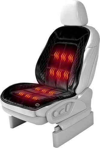 Soft Plush Seat Cushion, Comfortable Seat Cover with Full Back Support, Universal Fit Car SUV Truck RV Van (Black) in Kuwait
