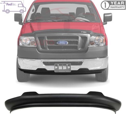 Autoelementss جديد الجبهة السفلى الستارة المفسد محكم Plaic دون سحب هوك ثقوب ل 2007-2008 Ford F-150 2WD استبدال مباشر 6L3Z17626AAA in Kuwait