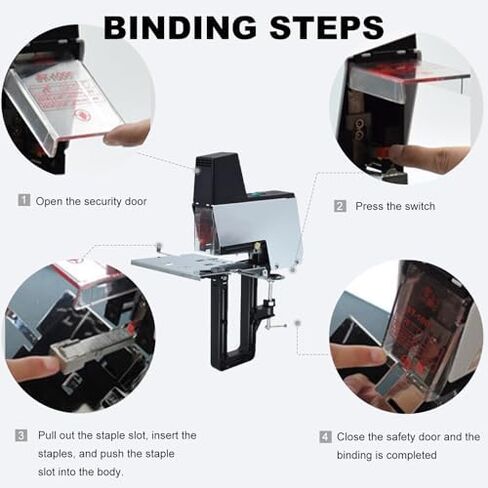 Electric Auto Rapid Stapler, Flat Stitch Saddle Binder with Foot Pedal, Binding Machine for Schools and Graphic Stores in Saudi Arabia