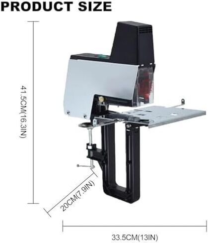 Electric Auto Rapid Stapler, Flat Stitch Saddle Binder with Foot Pedal, Binding Machine for Schools and Graphic Stores in Saudi Arabia