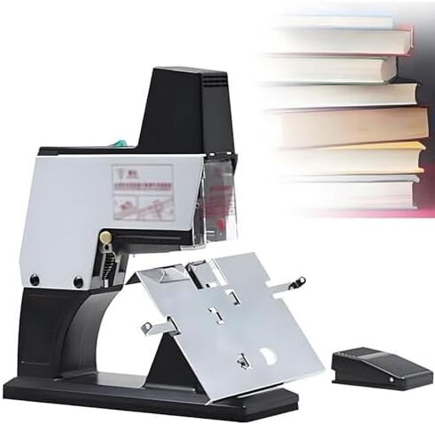 Heavy Duty A3 Desktop Electric Stapler, 40 Sheets Binding Thickness, Flat & Saddle Binding Machine, Perfect for Office & Home Use, Fast & Efficient Document Stapling in Kuwait