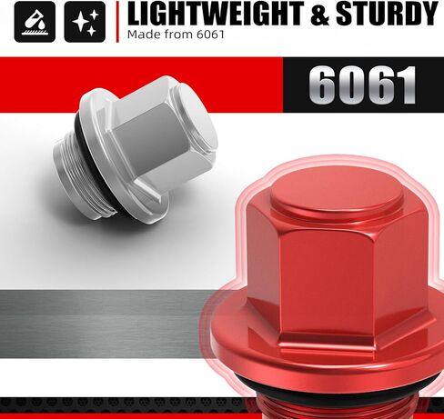 NICECNC Red Cylinder Cover FCR Carburetor Bolt Plug Cap & O-Ring Compatible with Honda CRF150R CRF250R CRF450R Compatible with Suzuki RMZ250 Compatible with KEIHIN 2 Stroke Applications See Fitment in Saudi Arabia