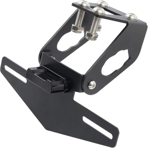 مجموعة مزيل الحاجز لـ ninja400 Z400 Ninja 250 Ninja 500 2018-2024 Tail Tidy Kit مجهزة بحامل لوحة ترخيص قابل للطي، ضوء لوحة الترخيص، مصابيح إشارة الانعطاف LED (بدون أضواء إشارة الانعطاف) in Kuwait