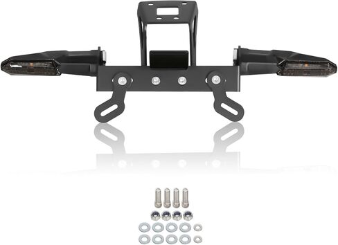 NINJA 400 Fender Eliminator Kit Ninja500 License Plate Bracket LED Turn Signal Compatible With Ninja 250/400 / 500 Z250 Z300 Z400 Z500 Tail Tidy Led Indicator Kits(Smoke) in Kuwait