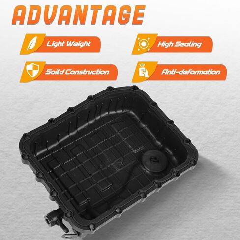 وعاء زيت ناقل الحركة مع قابس تصريف متوافق مع Hyundai Accent Elantra Coupe Santa Fe Tucson/Kia Forte Forte5 Sorento Soul Replace#4528026100، 4528026101 in Saudi Arabia