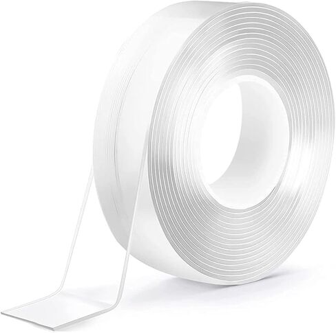 Double Sided Tape Heavy Duty, Nano Double Sided Adhesive Tape, Clear Mounting Tape Picture Hanging Adhesive Strips （9.85FT） 2mm Thickness x 20mm Width in Saudi Arabia