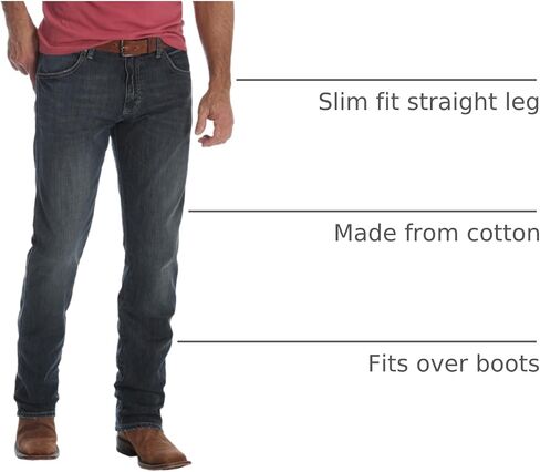 Wrangler Boys' Retro Slim Fit Straight Leg Jean in Saudi Arabia