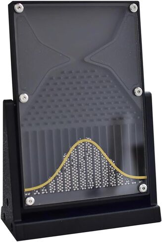 12 * 18cm Galton Board, Physics Lab Teaching Tool, Normal Distribution Mathematical Model, bability Teaching Demonstration with Curve, Desk Toy, Inspire Curiosity for Educators Students in Kuwait