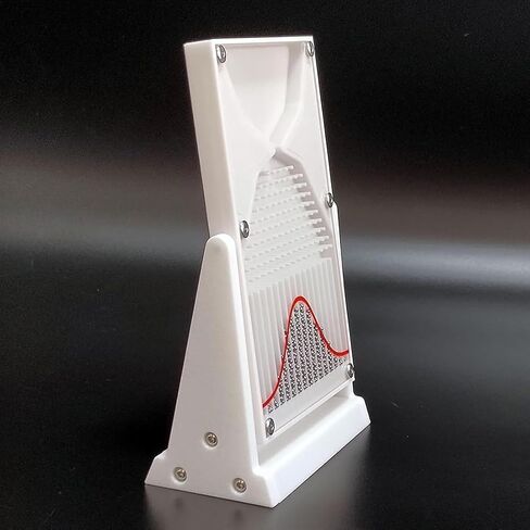 12 * 18cm Galton Board, Physics Lab Teaching Tool, Normal Distribution Mathematical Model, bability Teaching Demonstration with Curve, Desk Toy, Inspire Curiosity for Educators Students in Kuwait