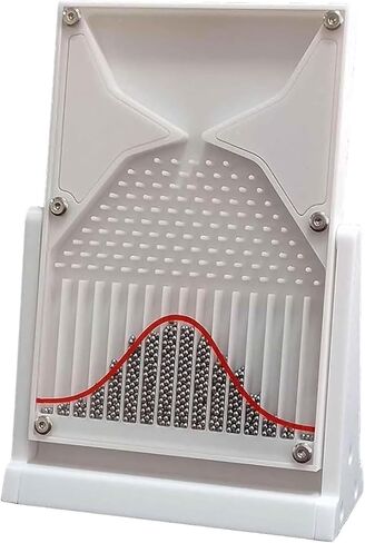 12 * 18cm Galton Board, Physics Lab Teaching Tool, Normal Distribution Mathematical Model, bability Teaching Demonstration with Curve, Desk Toy, Inspire Curiosity for Educators Students in Kuwait