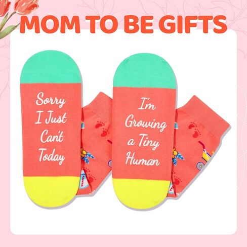 HAPPYPOP Maternity Gifts for New Mom - Pregnancy Socks for Expecting Mothers on Mothers Day in Saudi Arabia