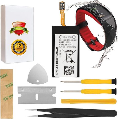 ASDAWN for 42mm Samsung Galaxy Watch Battery EB-BR810ABU Samsung Galaxy Gear S4 Battery Replacement, for SM-R810 SM-R815 with Repair Tool Set + Installation Instruction in Kuwait