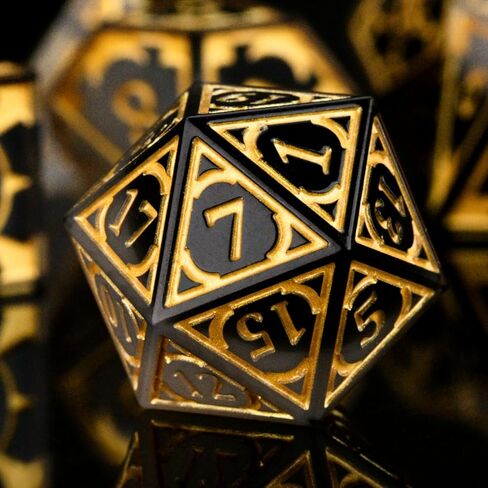 DND الراتنج النرد اللون مجموعة النرد حافة حادة الزنزانة متعدد السطوح D و D مجموعة النرد مناسبة لألعاب الطاولة D & D لعب الأدوار D20 D12 D10 D8 D6 D4 (أحمر) in Kuwait