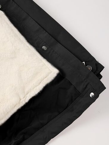 Geschallino Women's Plus Size 3-in-1 Parka Coat Zip Detachable Warm Fleece Lined Outwear with Waist Drawstring (1X-5X) in Kuwait