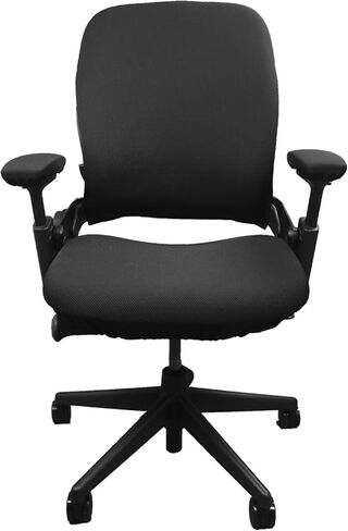 Suitable for Steelcase Leap V2 Chair Covers (4 Pieces Including armrest Covers) Breathable, Comfortable, and Slip-on (Graphite Black) in Saudi Arabia