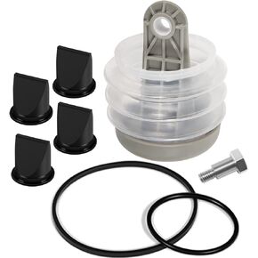 For Dometic 385230980 Pump Bellow Kit & 4 Pack 385310076 Duckbill Valve Kit 1-1/2'' & 385310151 O-Ring Kit Replace for Dometic S, T, J, VHT & VG series Vacuum Pump