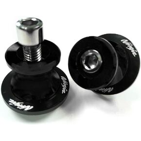 Black Motorcycle Aluminum CNC M8 Swing arm Sliders Spools Stand Screw Compatible With Kawasaki Ninja 250 300 400 650 Z650 Z800 Z900 Z1000 ZX10R ZX6R