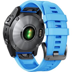 NotoCity 22mm band for Fenix 7/Fenix 6/Fenix 5 Quickfit Watch Band Fenix 5 Plus Silicone Wristband Fenix 6 pro Sports Smartwatch Band