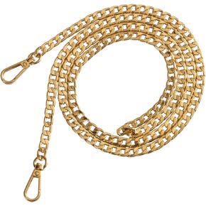 Allzedream Purse Chain Strap Replacement Crossbody Bag Handbag Purse Making Supplies (Silver)