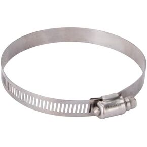 Rocky Mountain Goods Heavy Duty Stainless Steel Hose Clamp - Clamp Range is 3 1/16" x 4" - (No. 56) - 1/2" Band Width - Worm Drive Hose Clamp - Stainless Steel Screw (3)