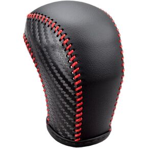 LDYFC Auto Car Leather Gear Shift Knob Cover Trim for Toyota Highlander 2014-2019/ Tacoma 2016-2022 Accessories
