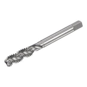 uxcell Spiral Flute Taps, 3/8-16 UNC 2B High Speed Steel (HSS) Uncoated Machine Thread Milling Threading Screw Tap 3 Flutes Tapping Tool