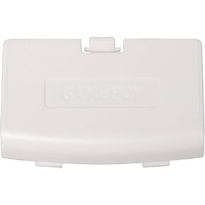 for Game Boy Advance GBA Replace The Battery Cover Back Door Lid of The Back Cover (White)