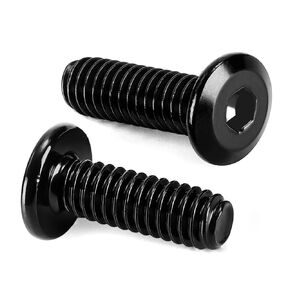 M6 x 20mm Flat Head Socket Head Screws Countersunk Bolts for Furniture Chair Table Desk Crib Bed, Carbon Steel, Black Oxide, Fully Threaded, 25 PCS